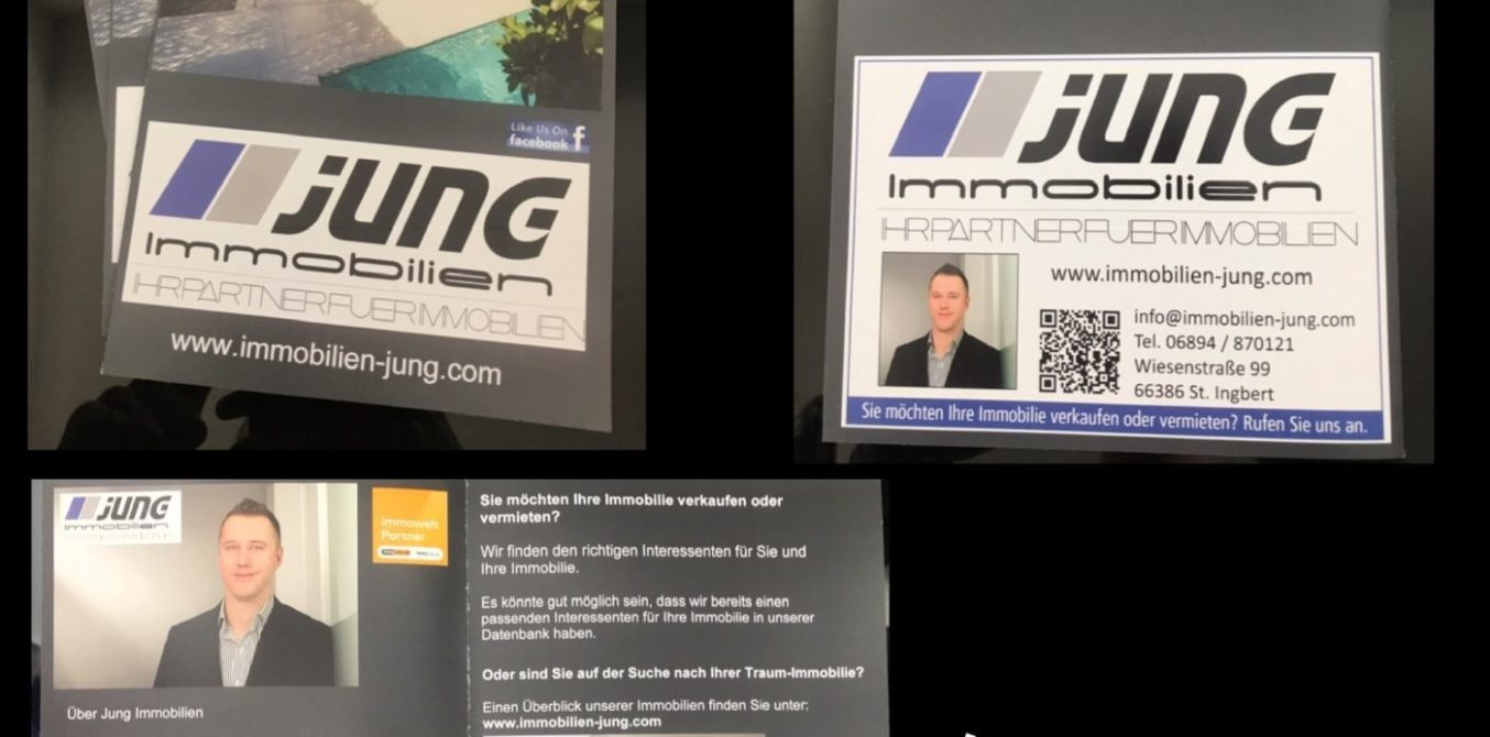 Frisch gedruckt: Neue Flyer von Jung Immobilien!