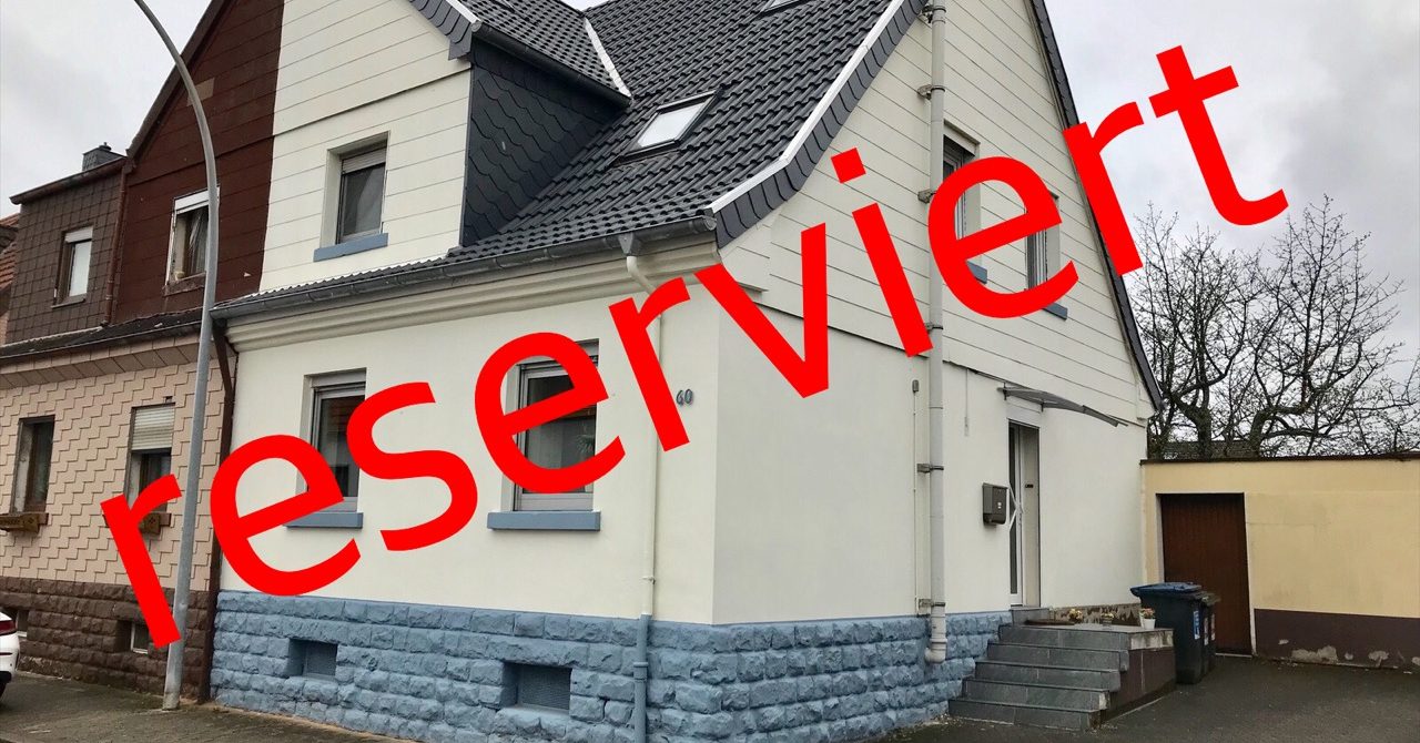 Diese schöne Immobilie in St. Ingbert-Süd ist leider bereits reserviert