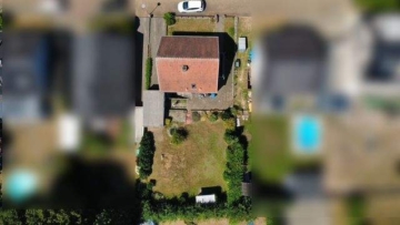 Luftbildaufnahme - freistehendes Einfamilienhaus in St. Ingbert-Süd
