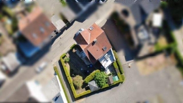 Luftbildaufnahme - freistehendes Einfamilienhaus in St. Ingbert-Rohrbach